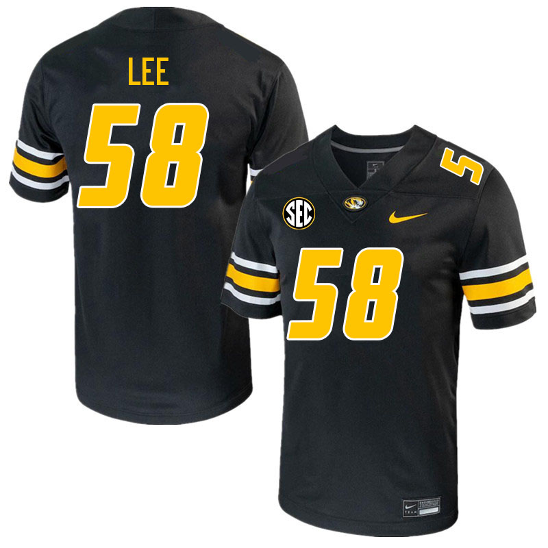 Men #58 MaKyi Lee Missouri Tigers College 2023 Football Stitched Jerseys Sale-Black - Click Image to Close